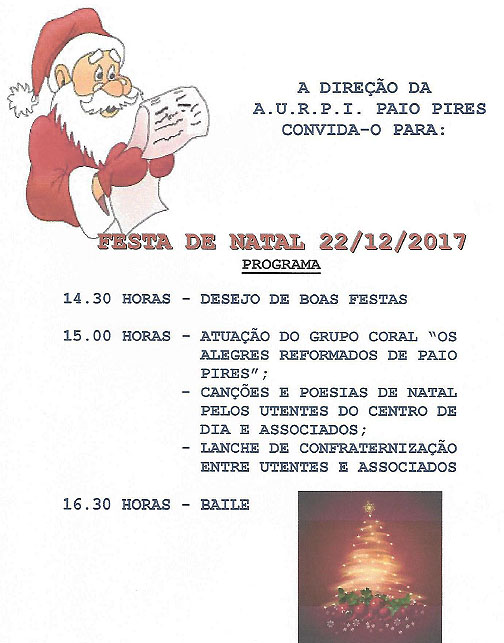 festa de natal 2017